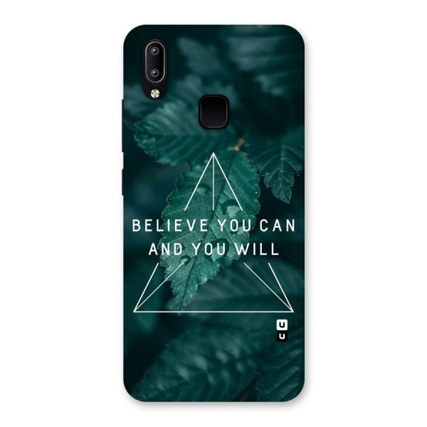 Believe You Can Motivation Back Case for Vivo Y93