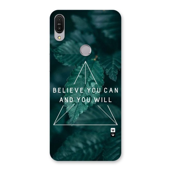 Believe You Can Motivation Back Case for Zenfone Max Pro M1