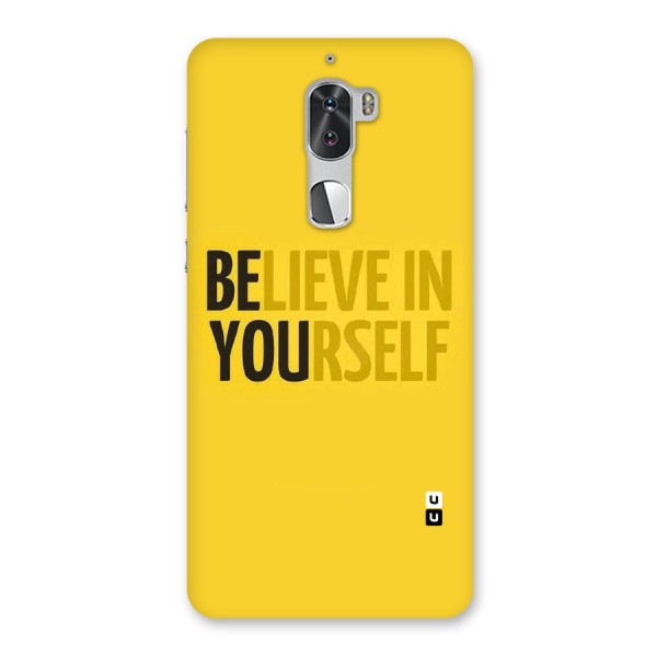Believe Yourself Yellow Back Case for Coolpad Cool 1