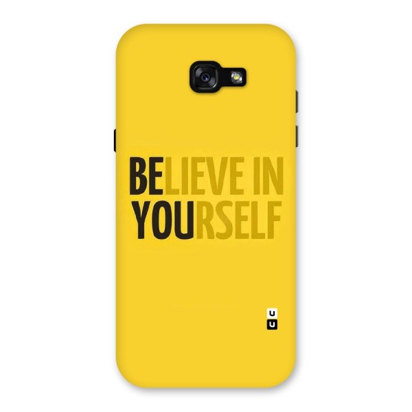 Believe Yourself Yellow Back Case for Galaxy A7 (2017)