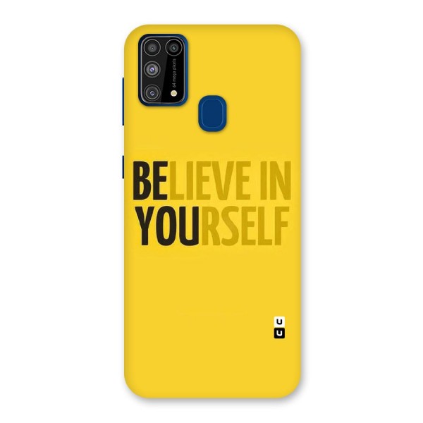 Believe Yourself Yellow Back Case for Galaxy M31