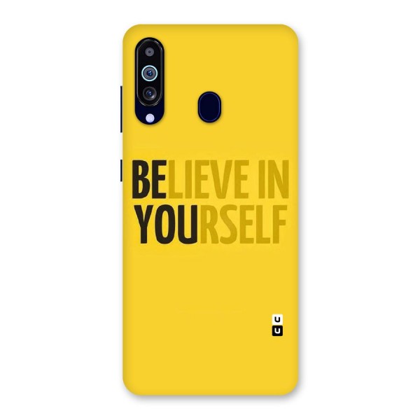 Believe Yourself Yellow Back Case for Galaxy M40
