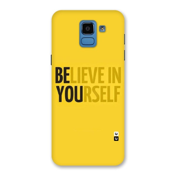 Believe Yourself Yellow Back Case for Galaxy On6