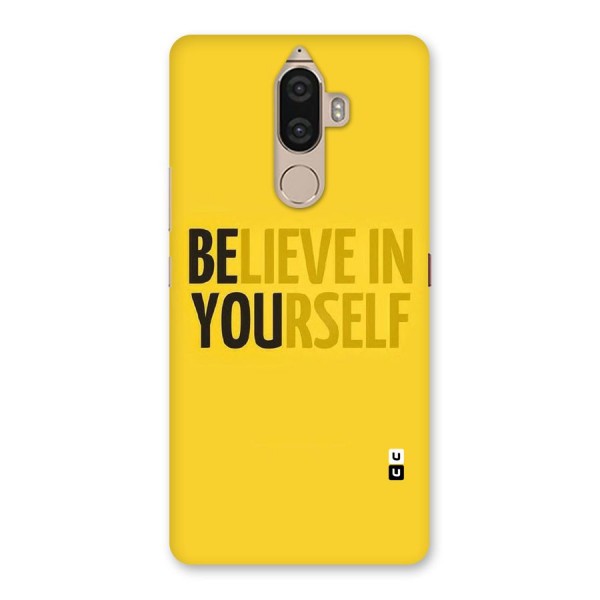 Believe Yourself Yellow Back Case for Lenovo K8 Note