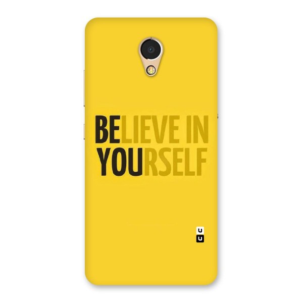 Believe Yourself Yellow Back Case for Lenovo P2