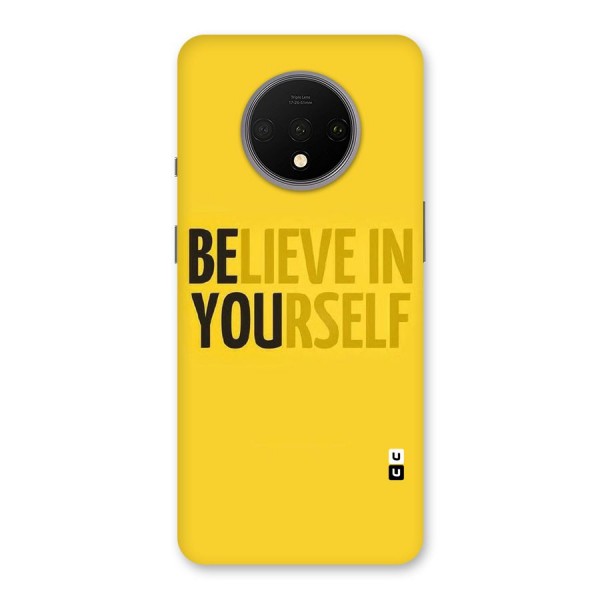 Believe Yourself Yellow Back Case for OnePlus 7T