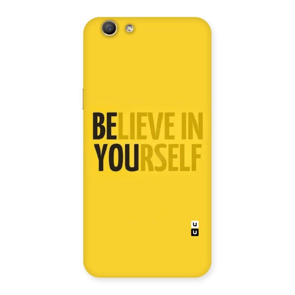 Believe Yourself Yellow Back Case for Oppo A59