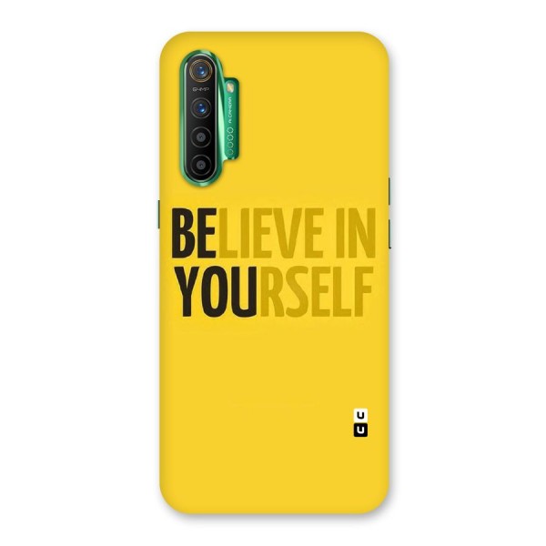 Believe Yourself Yellow Back Case for Realme X2