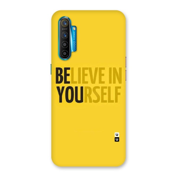 Believe Yourself Yellow Back Case for Realme XT