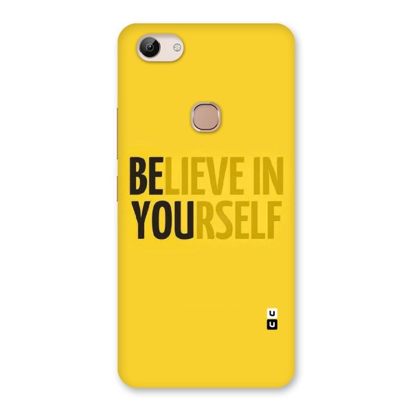 Believe Yourself Yellow Back Case for Vivo Y83