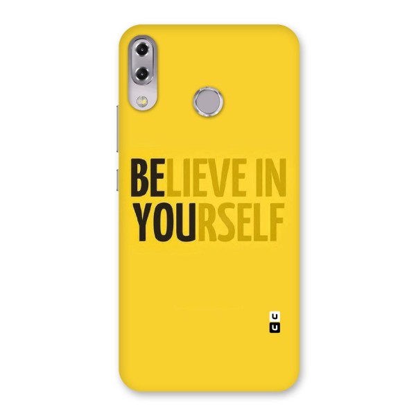 Believe Yourself Yellow Back Case for Zenfone 5Z