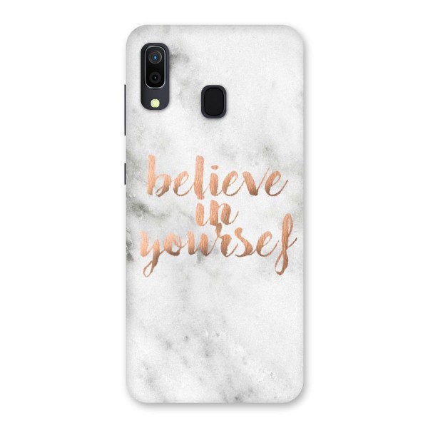 Believe in Yourself Back Case for Galaxy A30