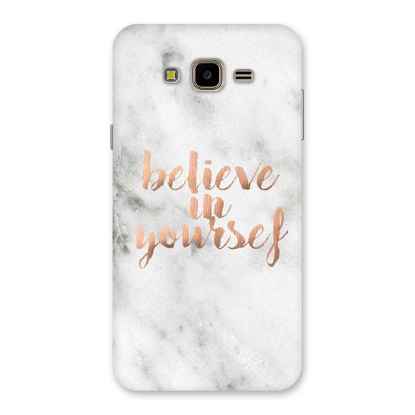 Believe in Yourself Back Case for Galaxy J7 Nxt