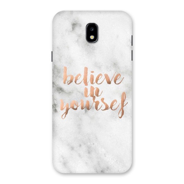 Believe in Yourself Back Case for Galaxy J7 Pro