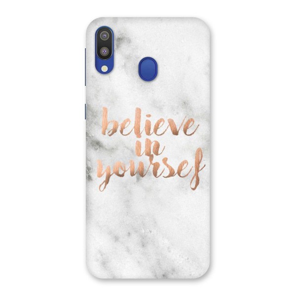 Believe in Yourself Back Case for Galaxy M20