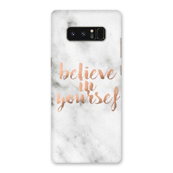Believe in Yourself Back Case for Galaxy Note 8