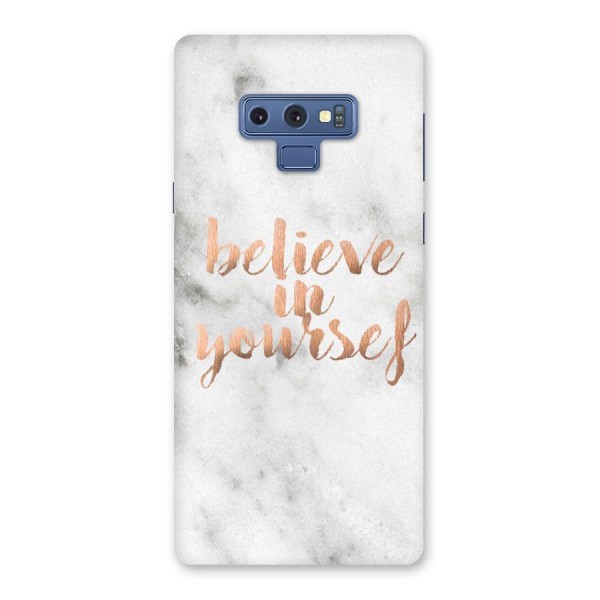 Believe in Yourself Back Case for Galaxy Note 9