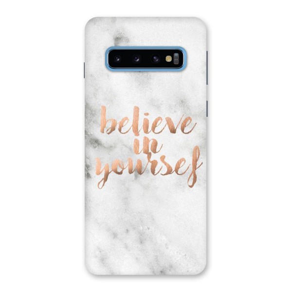 Believe in Yourself Back Case for Galaxy S10