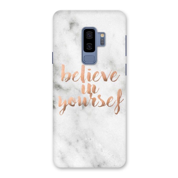 Believe in Yourself Back Case for Galaxy S9 Plus