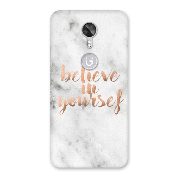 Believe in Yourself Back Case for Gionee A1