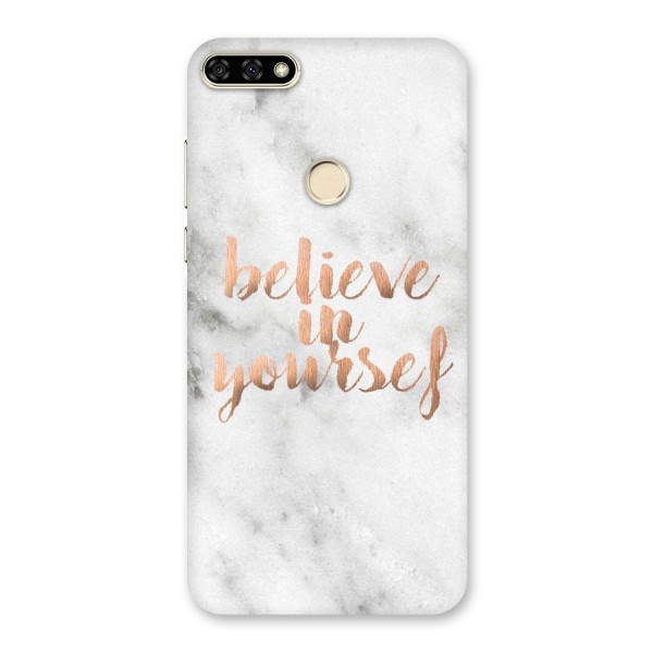 Believe in Yourself Back Case for Honor 7A