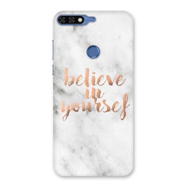 Believe in Yourself Back Case for Honor 7C