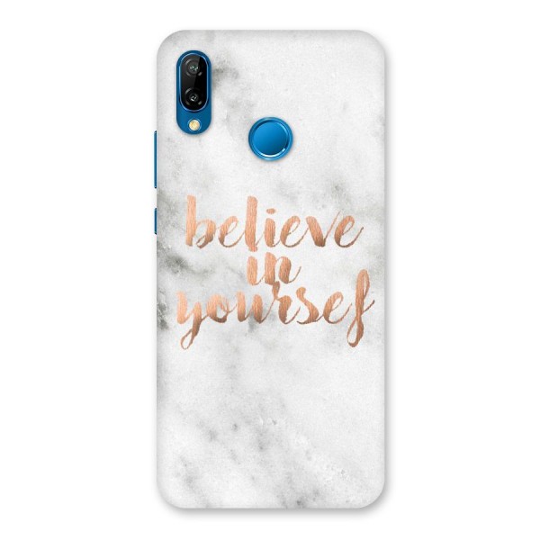 Believe in Yourself Back Case for Huawei P20 Lite