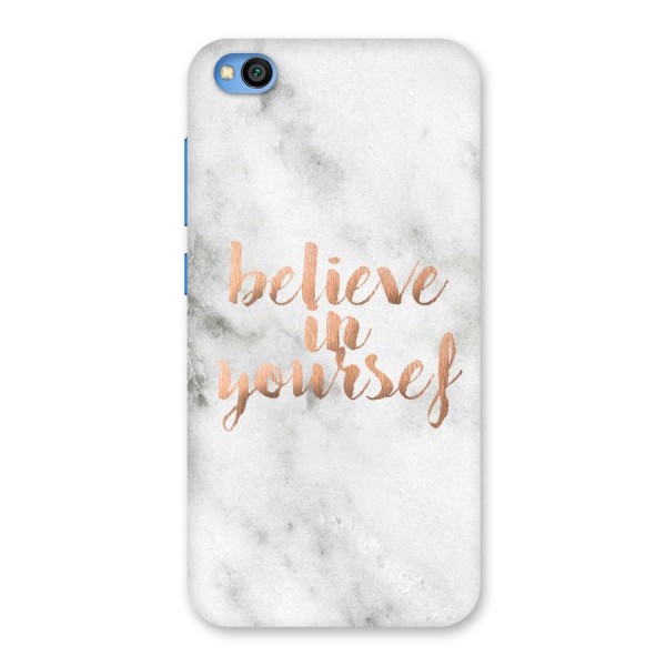 Believe in Yourself Back Case for Redmi Go