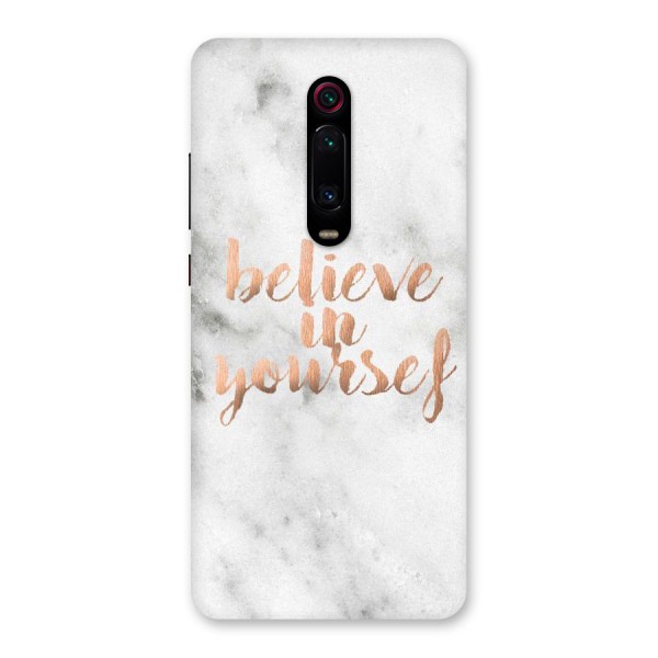 Believe in Yourself Back Case for Redmi K20 Pro