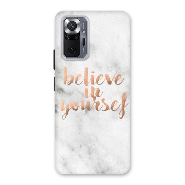 Believe in Yourself Back Case for Redmi Note 10 Pro Max
