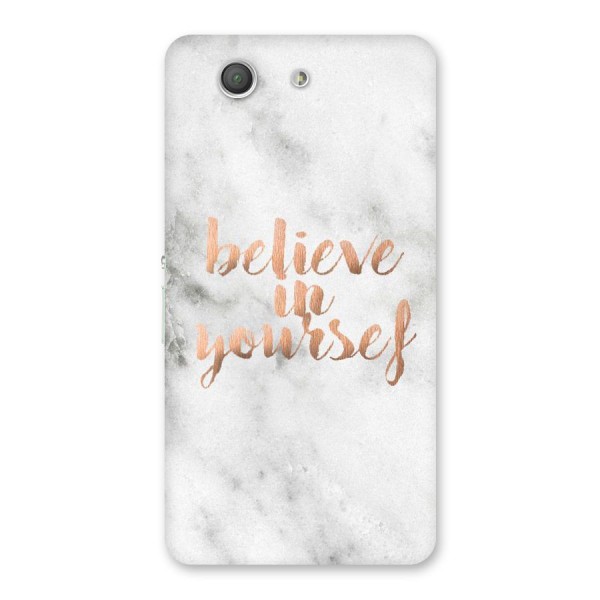 Believe in Yourself Back Case for Xperia Z3 Compact
