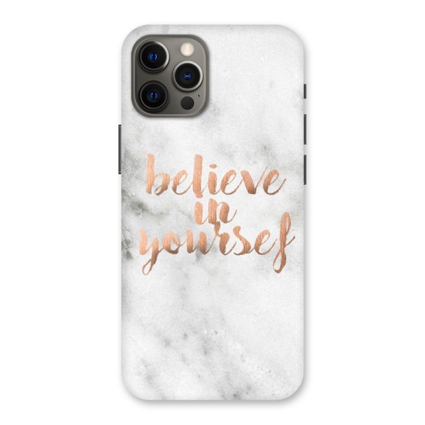 Believe in Yourself Back Case for iPhone 12 Pro Max