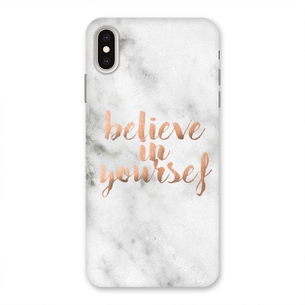 Believe in Yourself Back Case for iPhone XS Max