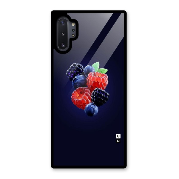 Berry Blast Glass Back Case for Galaxy Note 10 Plus