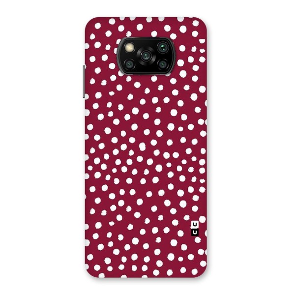 Best Dots Pattern Back Case for Poco X3