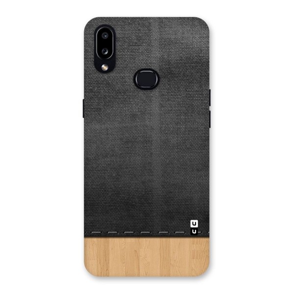 Bicolor Wood Texture Back Case for Galaxy A10s