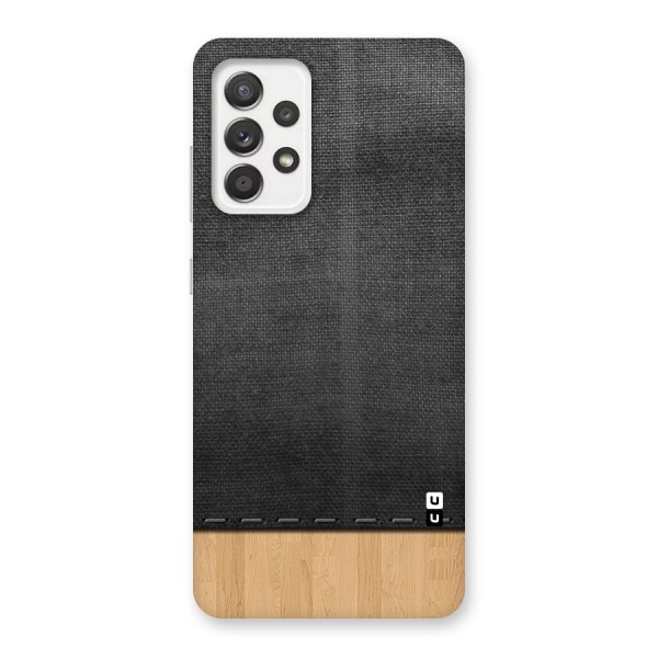 Bicolor Wood Texture Back Case for Galaxy A52
