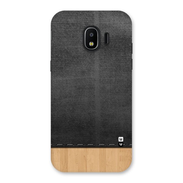 Bicolor Wood Texture Back Case for Galaxy J2 Pro 2018