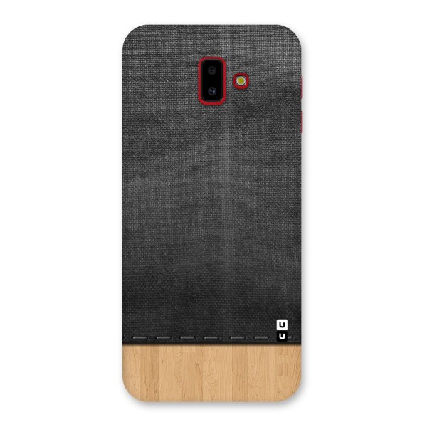 Bicolor Wood Texture Back Case for Galaxy J6 Plus