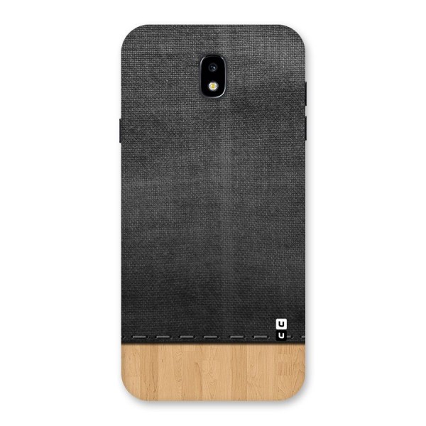 Bicolor Wood Texture Back Case for Galaxy J7 Pro