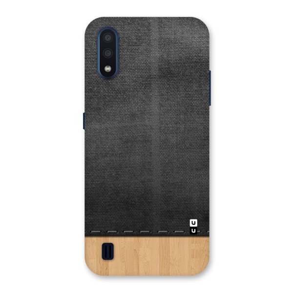 Bicolor Wood Texture Back Case for Galaxy M01