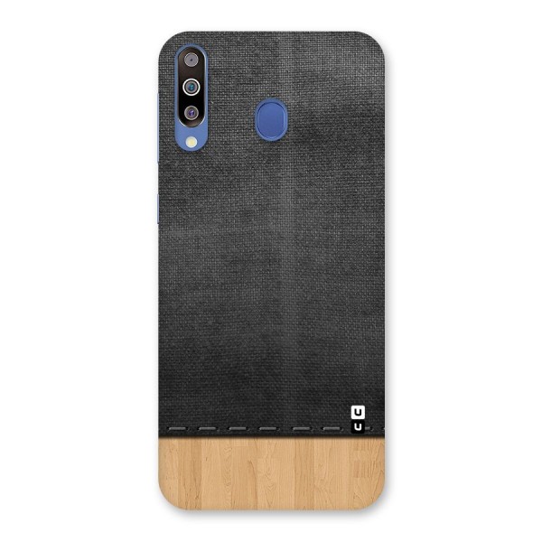 Bicolor Wood Texture Back Case for Galaxy M30