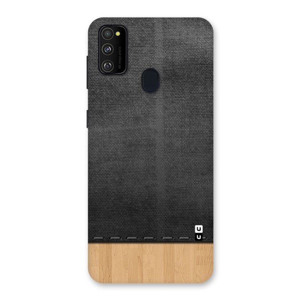 Bicolor Wood Texture Back Case for Galaxy M30s