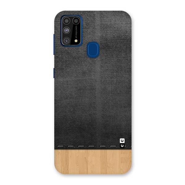 Bicolor Wood Texture Back Case for Galaxy M31