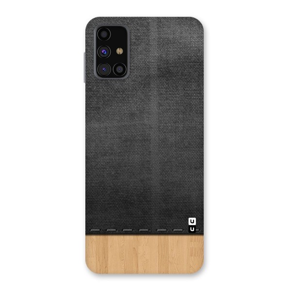Bicolor Wood Texture Back Case for Galaxy M31s