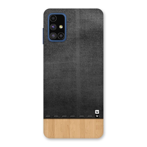 Bicolor Wood Texture Back Case for Galaxy M51