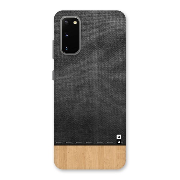 Bicolor Wood Texture Back Case for Galaxy S20