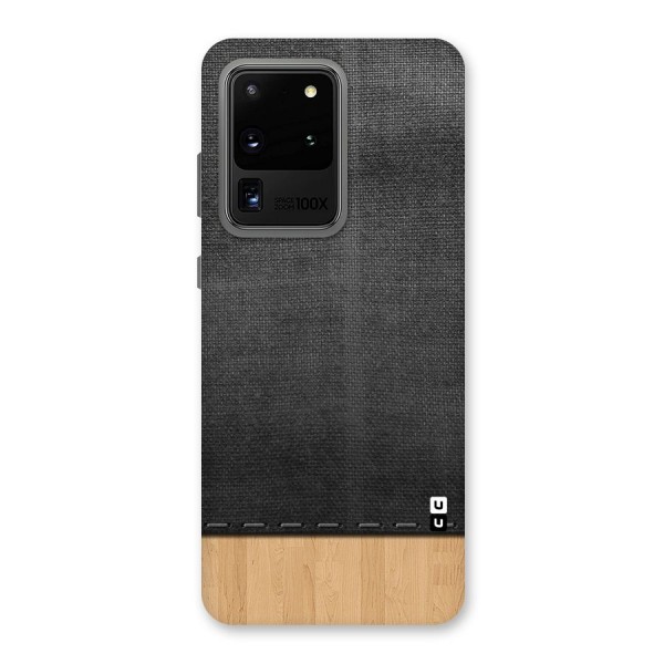 Bicolor Wood Texture Back Case for Galaxy S20 Ultra