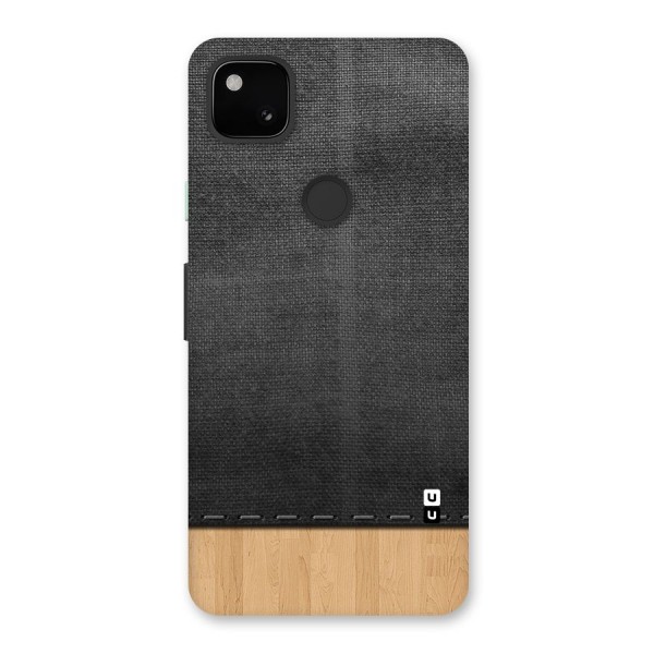 Bicolor Wood Texture Back Case for Google Pixel 4a