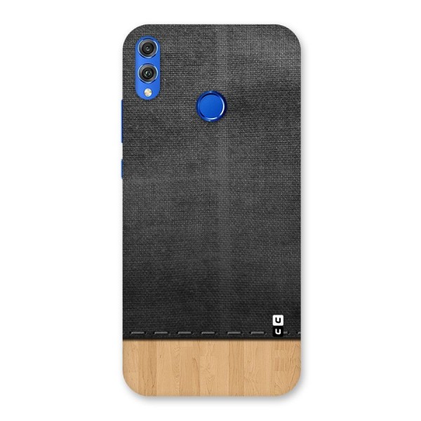 Bicolor Wood Texture Back Case for Honor 8X